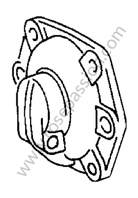 P273718 - Deckel für Porsche 356a • 1956 • 1300 (506 / 2) • Coupe a t1 • 4-gang-handschaltgetriebe
