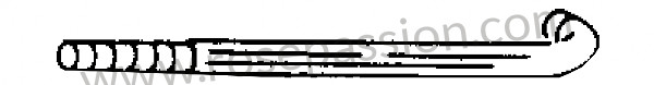 P273723 - Asta di collegamento per Porsche 356a • 1956 • 1300 (506 / 2) • Cabrio a t1 • Cambio manuale 4 marce