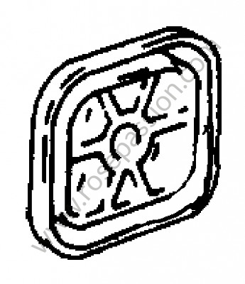 P273746 - Verschlussdeckel für Porsche 356C • 1965 • 1600 c (616 / 15) • Coupe karmann c • 4-gang-handschaltgetriebe