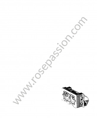 P273870 - Cabeca do cilindro sem valvula para Porsche 356B T6 • 1961 • 1600 super 90 (616 / 7 t6) • Roadster b t6 • Caixa manual 4 velocidades