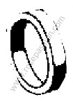 P273875 - Anillo asiento valvula admision sobredimension para Porsche 356B T5 • 1960 • 1600 super 90 (616 / 7 t5) • Cabrio b t5 • Caja manual de 4 velocidades