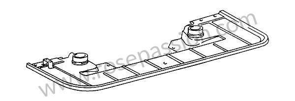 P273900 - Chapa de cobertura para Porsche 912 • 1967 • 912 1.6 • Targa • Caixa manual 5 velocidades
