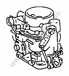 P273927 - Carburador para Porsche 356a • 1958 • 1600 (616 / 1 t2) • Convertible d'a t2 • Caixa manual 4 velocidades