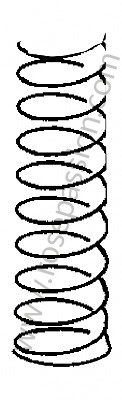 P273945 - 弹簧 为了 Porsche 356C • 1964 • 1600 sc (616 / 16) • Cabrio c