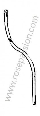 P273952 - Câble d'allumage bobine d'allumage allumeur pour Porsche 912 • 1967 • 912 1.6 • Coupe • Boite manuelle 4 vitesses