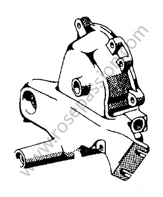 P274045 - Tapa de la caja para Porsche 356a • 1958 • 1600 s (616 / 2 t2) • Convertible d'a t2 • Caja manual de 4 velocidades