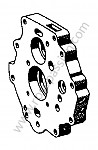 P274047 - Zwischenplatte für Porsche 356a • 1955 • 1500 carrera gs (547 / 1) • Speedster a t1 • 4-gang-handschaltgetriebe