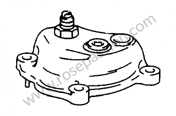 P274118 - Gehäusedeckel für Porsche 356B T6 • 1961 • 1600 (616 / 1 t6) • Coupe reutter b t6 • 4-gang-handschaltgetriebe