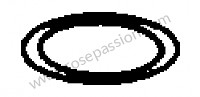 P274145 - Rondelle de butée pour Porsche 356B T6 • 1961 • 1600 (616 / 1 t6) • Roadster b t6 • Boite manuelle 4 vitesses
