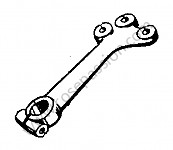 P274153 - Steering arm for Porsche 356a • 1957 • 1600 (616 / 1 t2) • Cabrio a t2 • Manual gearbox, 4 speed