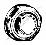 P274182 - Tuerca de rueda rosca hacia la derecha para Porsche 356a • 1957 • 1300 (506 / 2) • Coupe a t1 • Caja manual de 4 velocidades