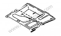 P274291 - Tank compartment floor for Porsche 356B T6 • 1962 • 1600 (616 / 1 t6) • Karmann hardtop coupe b t6 • Manual gearbox, 4 speed