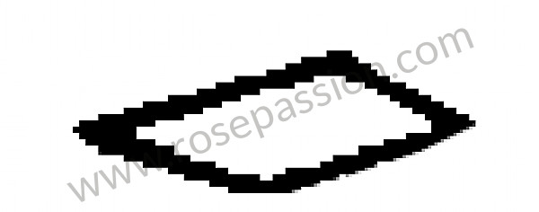 P274369 - Chapa terminal bisagra soporte derecho para Porsche 356B T6 • 1961 • 1600 s (616 / 12 t6) • Cabrio b t6 • Caja manual de 4 velocidades
