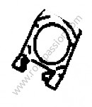 P274542 - Support windscreen wiper motor for Porsche 356B T6 • 1961 • 1600 (616 / 1 t6) • Coupe reutter b t6 • Manual gearbox, 4 speed