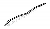 P274547 - Tubo guia cable del capo para Porsche 356B T5 • 1959 • 1600 (616 / 1 t5) • Roadster b t5 • Caja manual de 4 velocidades