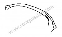 P274581 - Peca de ligacao tejadilho para Porsche 356B T5 • 1960 • 1600 s (616 / 2 t5) • Coupe b t5 • Caixa manual 4 velocidades