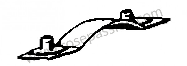P274603 - Sicurezza per dado per Porsche 356B T6 • 1961 • 1600 s (616 / 12 t6) • Cabrio b t6 • Cambio manuale 4 marce