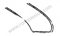 P275122 - Metade do quadro deco. para Porsche 356B T5 • 1961 • 1600 s (616 / 2 t5) • Coupe b t5 • Caixa manual 4 velocidades