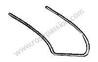 P275124 - Demi-moulure pour Porsche 356B T5 • 1960 • 1600 super 90 (616 / 7 t5) • Karmann hardtop coupe b t5 • Boite manuelle 4 vitesses