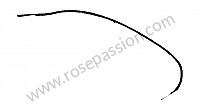 P275569 - Clip pipe for Porsche 356B T5 • 1960 • 1600 s (616 / 2 t5) • Cabrio b t5 • Manual gearbox, 4 speed