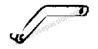 P275594 - Brazo de direccion marco de techo y arco de capota intermedio para Porsche 356a • 1959 • 1600 (616 / 1 t2) • Convertible d'a t2 • Caja manual de 4 velocidades