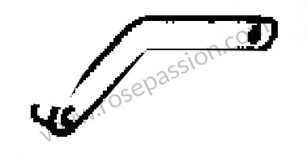 P275594 - Braccio oscillante telaio del tetto e traversa capote intermedia per Porsche 356a • 1959 • 1600 (616 / 1 t2) • Convertible d'a t2 • Cambio manuale 4 marce