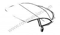 P275632 - Techo rigido con marco de techo y techo corredizo para Porsche 356a • 1959 • 1600 (616 / 1 t2) • Cabrio a t2 • Caja manual de 4 velocidades