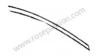 P275645 - Friso ornamental peca central com revestimento para Porsche 356B T6 • 1961 • 1600 super 90 (616 / 7 t6) • Cabrio b t6 • Caixa manual 4 velocidades