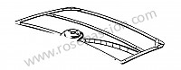 P275673 - Quadro do tejadilho completo para Porsche 356B T6 • 1962 • 1600 s (616 / 12 t6) • Coupe reutter b t6 • Caixa manual 4 velocidades