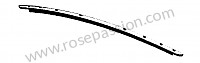 P275690 - Sealing rail for Porsche 356B T5 • 1959 • 1600 (616 / 1 t5) • Coupe b t5 • Manual gearbox, 4 speed