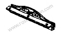 P275702 - Copertura per cavi per Porsche 356C • 1963 • 1600 c (616 / 15) • Cabrio c • Cambio manuale 4 marce