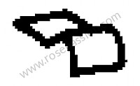 P275744 - Fascetta di fissaggio per Porsche 356B T6 • 1963 • 1600 super 90 (616 / 7 t6) • Coupe reutter b t6 • Cambio manuale 4 marce