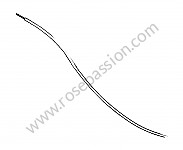 P275751 - Bowden cable for Porsche 356B T6 • 1963 • 1600 s (616 / 12 t6) • Coupe reutter b t6 • Manual gearbox, 4 speed