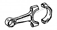 P276183 - Connecting rod complete for Porsche 356a • 1959 • 1600 carrera gs (692 / 2) • Speedster a t2 • Manual gearbox, 4 speed