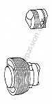 P276184 - Cylindre avec piston complet pour Porsche 356a • 1958 • 1500 carrera gt (692 / 0) • Speedster a t2 • Boite manuelle 4 vitesses