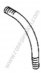 P276268 - Hose for carburettor preheating for Porsche 356B T6 • 1962 • 2000 carrera gs (587 / 1) • Coupe reutter b t6 • Manual gearbox, 4 speed