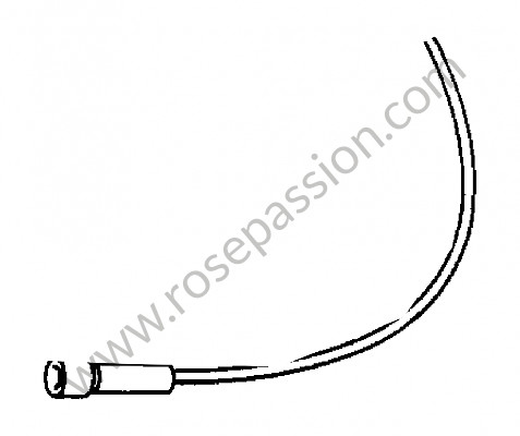 P276452 - Ignition lead  cylinder for Porsche 356B T6 • 1963 • 2000 carrera gs (587 / 1) • Coupe reutter b t6 • Manual gearbox, 4 speed