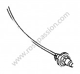 P276456 - Cable de encendido  cilindro para Porsche 356C • 1964 • 2000 carrera gs (587 / 1) • Coupe c • Caja manual de 4 velocidades