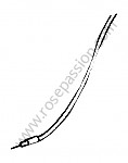 P276461 - Kabel  innen zündung bobine  verdeler voor Porsche 356B T6 • 1963 • 2000 carrera gs (587 / 1) • Coupe reutter b t6 • Manuele bak 4 versnellingen