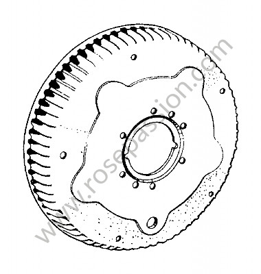 P276469 - Brake drum for Porsche 356B T5 • 1961 • 1600 carrera gt (692 / 3a t5) • Coupe b t5 • Manual gearbox, 4 speed