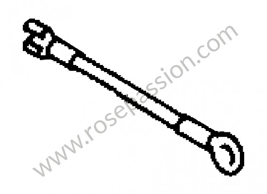 P276485 - Ground strap steering column extension for Porsche 911 Classic • 1967 • 2.0s • Coupe • Manual gearbox, 5 speed