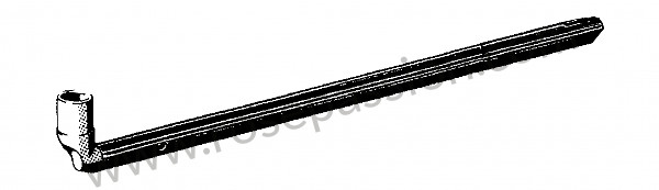 P276531 - Axe de fourchette pour Porsche 356B T5 • 1960 • 1600 (616 / 1 t5) • Roadster b t5 • Boite manuelle 4 vitesses
