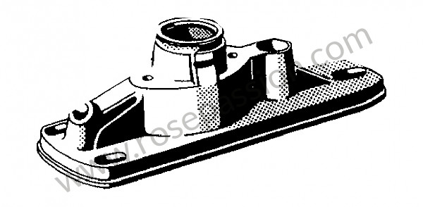 P276537 - Gearshift bracket for Porsche 356B T5 • 1961 • 1600 s (616 / 2 t5) • Cabrio b t5 • Manual gearbox, 4 speed