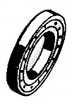 P276974 - Cojinete ranurado de bolas para Porsche 356a • 1957 • 1500 carrera gs (547 / 1) • Coupe a t2 • Caja manual de 4 velocidades