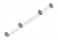 P277290 - Joint d'étanchéité pour Porsche 356a • 1957 • 1500 carrera gs (547 / 1) • Speedster a t1 • Boite manuelle 4 vitesses