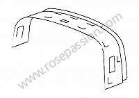 P278951 - Forro interior versao com parede traseira oculo traseiro fixo para Porsche 911 Classic • 1972 • 2.4e • Targa • Caixa manual 4 velocidades
