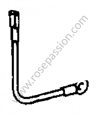 P279346 - Positive cable fuel pump line distributor for Porsche 911 Classic • 1968 • 2.0t • Coupe • Automatic gearbox