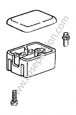 P279350 - Caja de conexiones con para Porsche 944 • 1990 • 944 turbo • Coupe • Caja manual de 5 velocidades