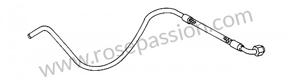 P279754 - Condotto olio pompa per convertitore al serbatoio dell'olio per Porsche 911 Classic • 1968 • 2.0l • Targa • Cambio auto