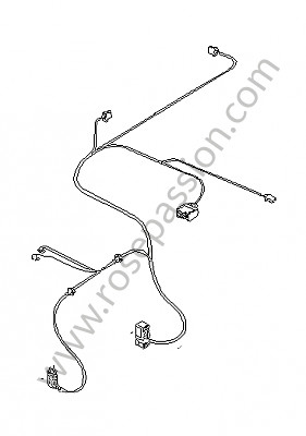 P28757 - Wiring harness for Porsche 928 • 1985 • 928 4.7s • Coupe • Automatic gearbox